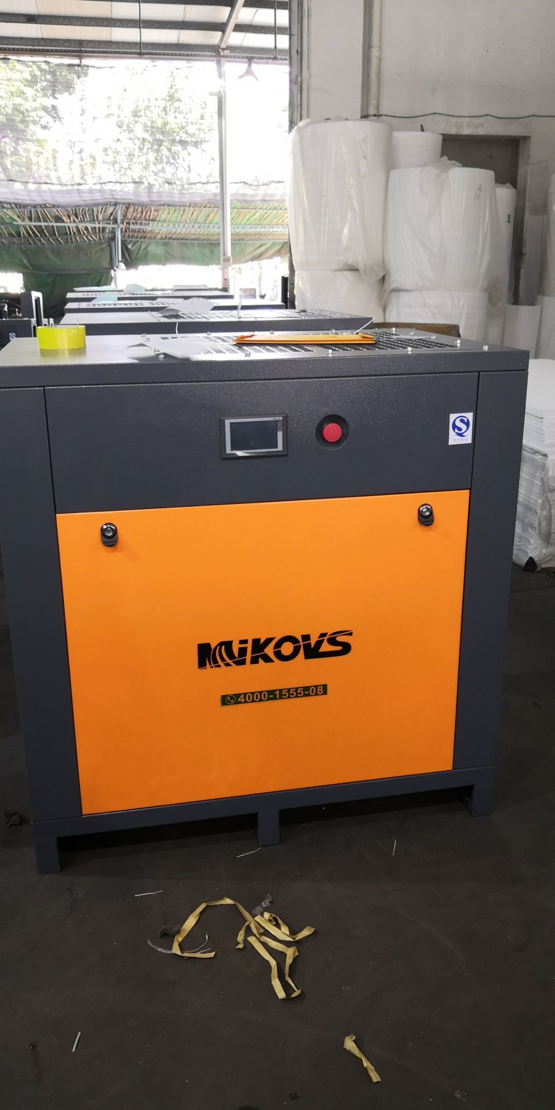 Industrial Low Noise 132kw 175hp Silent Direct Drive Fixed Speed ​​Rotary Screw Type Air Compressor