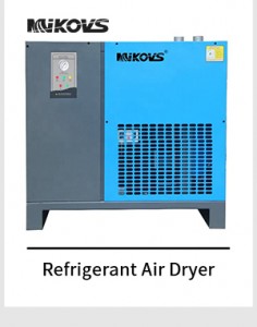 Water Cooled Energy Saving Screw Air Compressor Refrigerant Dryer