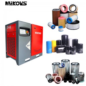 Mikovs skrueluftkompressordeler Luftkompressoroljeseparator