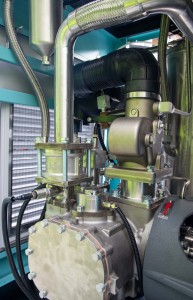 Compressor de ar CA de resfriamento lubrificado com água com parafuso de frequência variável 250HP