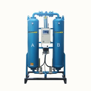 Dew Point -20~ 40 Degree Heatless Regenerative Adsorption 11m3/min Compressor Desiccant Air Dryer