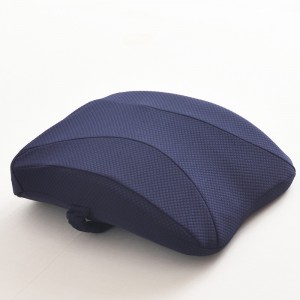 OEM manufacturer Husband Backrest Pillow - 3D Memory Foam Mesh Lumbar Support Pillow With Elastic Belt – Mikufoam