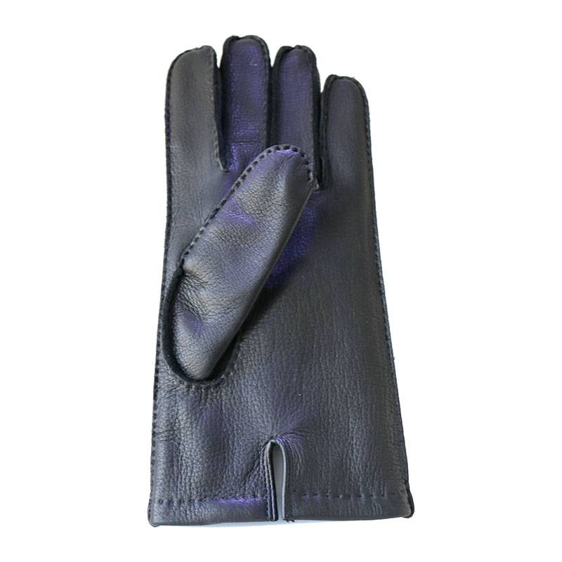 Deerskin driving casual handsewn gloves with three points (2)