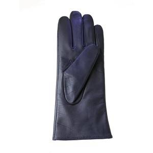 Ladies sheep leather gloves with  two stitches