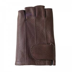 Wholesale Price China Terra Deerskin Gloves - Fingerless driving fashion deerskin gloves with three points – Fanshen