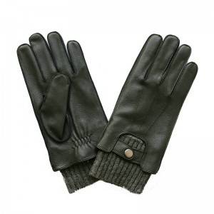 Low price for Deerskin Leather Gloves – Stylish classical deerskin gloves with fleece cuff – Fanshen