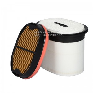Factory Supply Air Filter Housing - Stock Construction machinery parts honeycomb paper air filter 2277448 2277449 293-4053 227-7448 227-7449 P608766 P785965 – MILESTONE