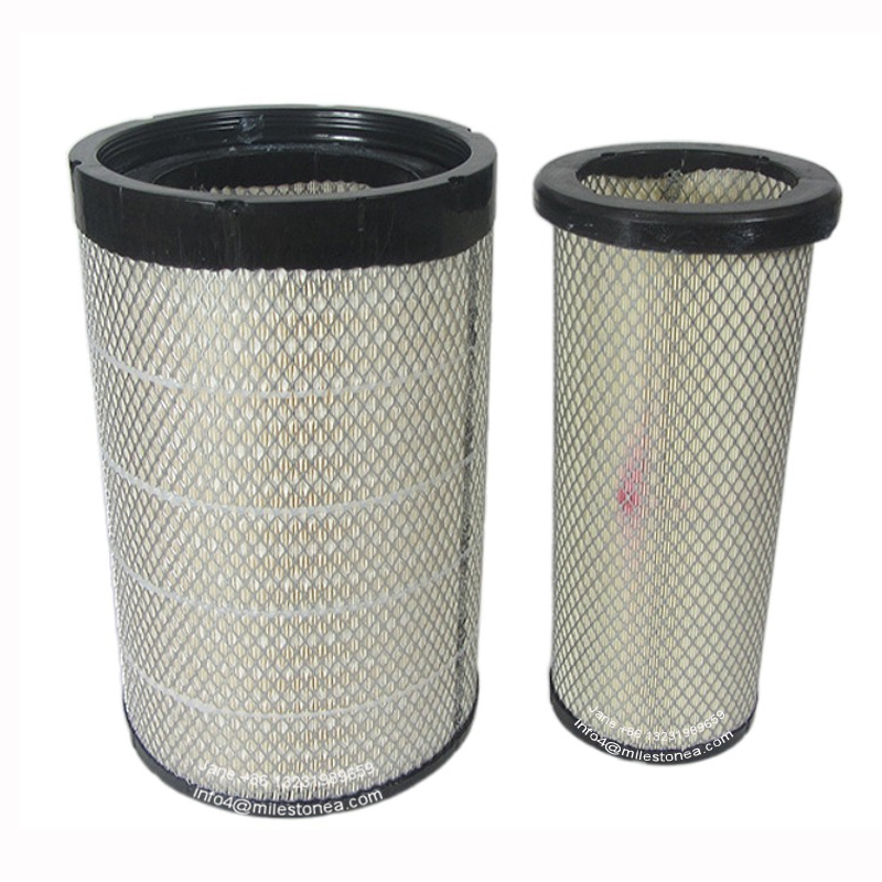 Manufacturer high quality FLEETGUARD air compressor air filter AA90140 AF26595 AF26596 K2743 for Jinlong Yutong bus
