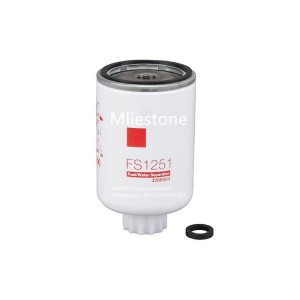 Factory wholesale Ch10930 Fuel Filter - Truck Engine Fuel Water Separator Filter FS1251 for Cummins & Fleetgurad – MILESTONE