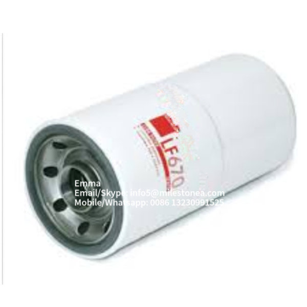 Special Design for Excavator Oil Filter - Engine oil filter lube oil filter element LF670 LF3325 – MILESTONE