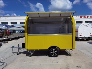 Fish And Chips Food Truck Hot Dog Trailer Fast Food Van Churros Stand