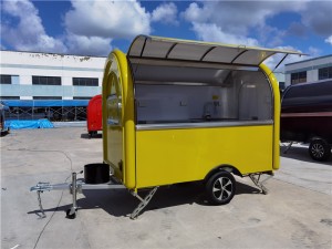 Fish And Chips Food Truck Hot Dog Trailer Fast Food Van Churros Stand