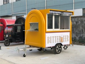 Fusion Food Truck Shaved Ice Trailer Street Food Stand Vintage Ice Cream Van