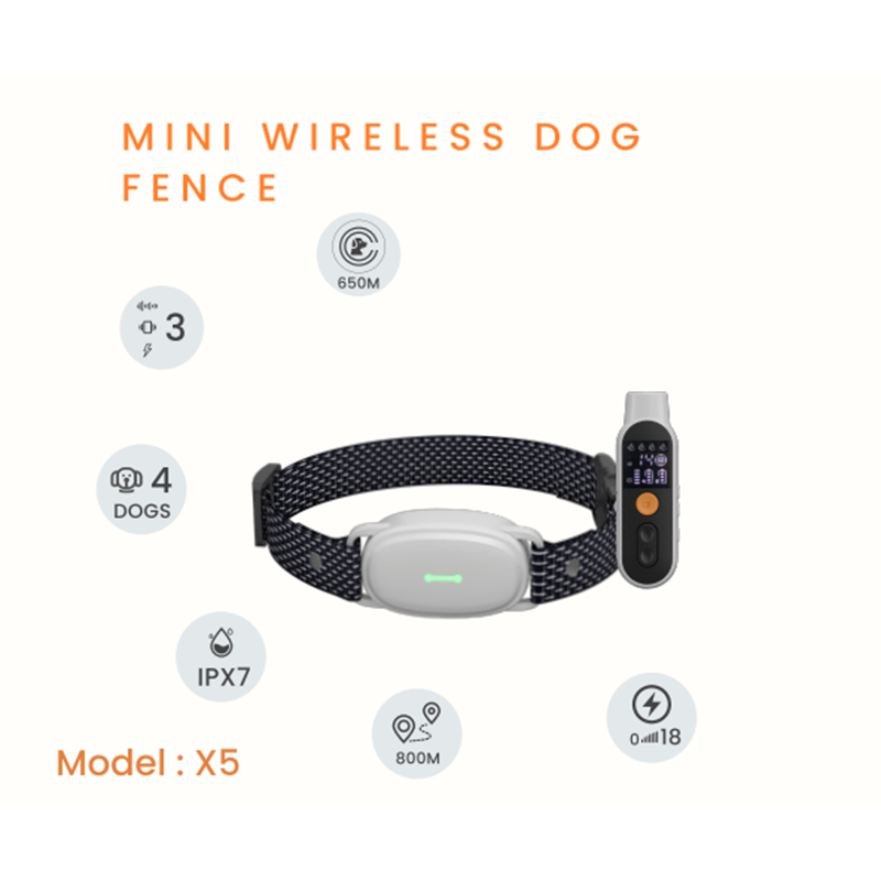  Mini wireless dog fence for pets (X5)
