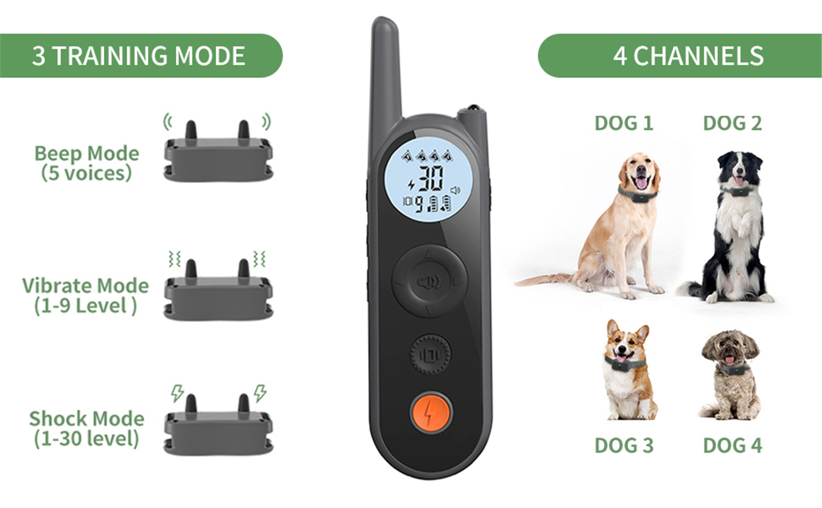 Introduzione nantu à u Mimofpet X1 Model Dog Training Collar