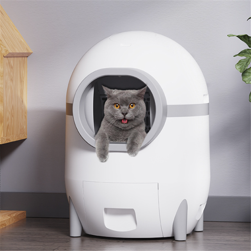 Intelligent helautomatisk kattsandlåda