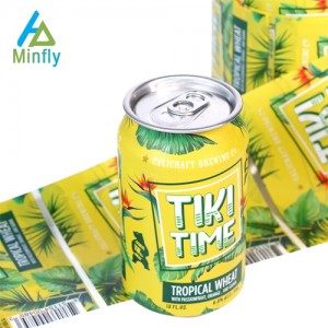 Good Quality Shrink Label - Custom Shrink Sleeve Labels for Beer – Minfly Packaging