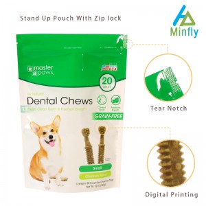 Good User Reputation for Pet Food Packaging Bag Suppliers - The Stand Up Pouch – Our Most Popular Configuration – Minfly Packaging