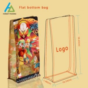 China New Product Candy Packaging - Square Bottom Bags – Pouches for Coffee & Other Products – Minfly Packaging