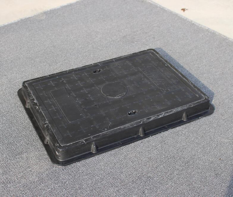 Manufacturing Companies for Polymer Concrete Trench - 400*600*40mm Composite Black Manhole Cover – Mingda