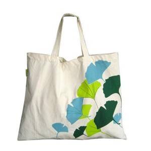 Recycled Foldable Shopping Cotton Canvas Tote Bag