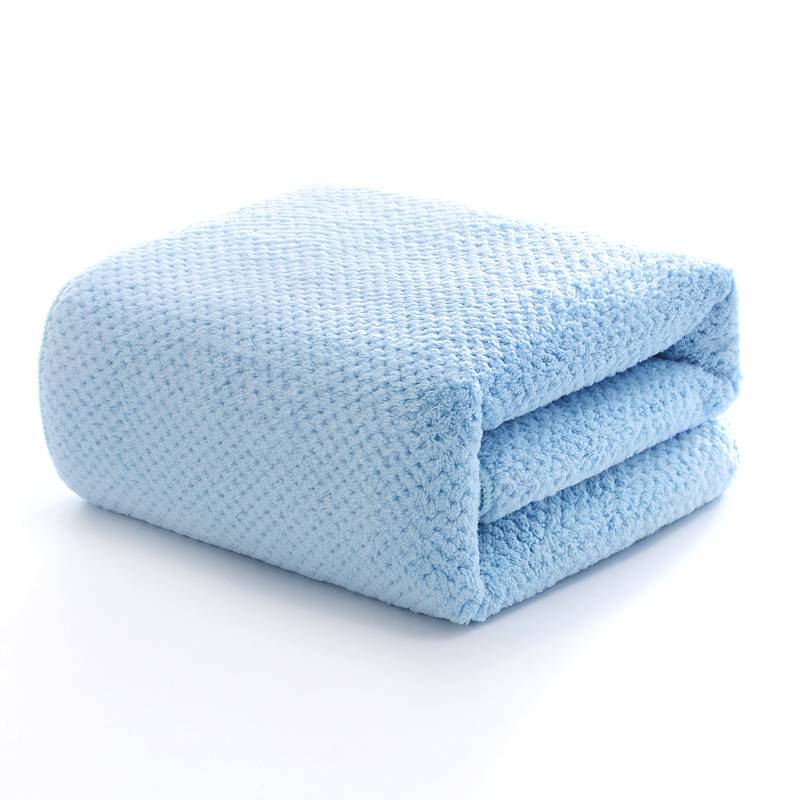 coral fleece bath towel-2