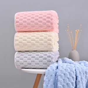 New product Coral Velvet Jacquard Towel