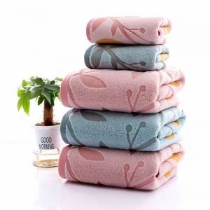 Cotton yarn-dyed towel set 2