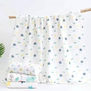 Customized design 100% cotton baby bath towel wholesale