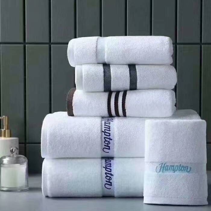 Factory Price Rose Gold Towel - Customized Cotton Hotel Towel set wholesale – Mingda
