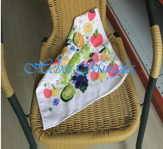 China Manufacturer for Polka Dot Towels - Imprinted kitchen towels – Mingda