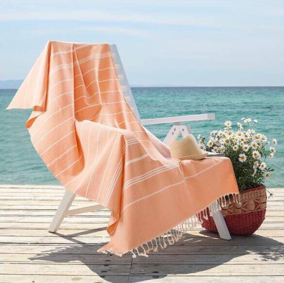 Hot-sale 100% cotton fouta beach towel 