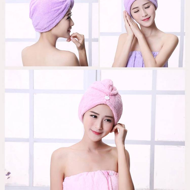 Factory Cheap Hot Promotion Towel - Microfiber shower cap-3 – Mingda