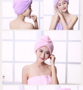 Absorbency Sexy Microfiber  Hair drying Towel for hair salon