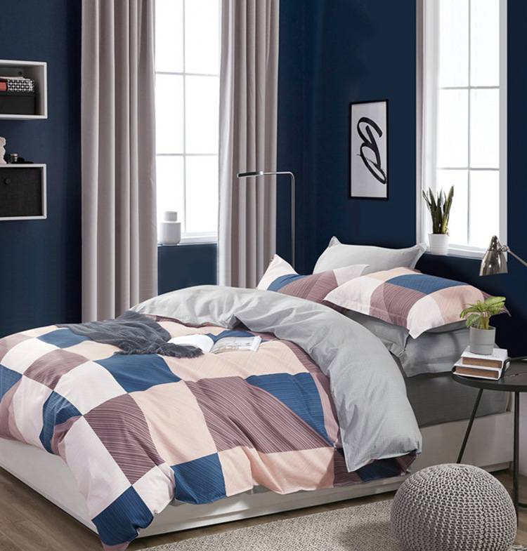 China supplier square designs printed cotton home choice bedding set for kids and adults Featured Image