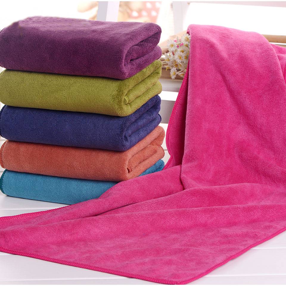 customized solid color quick drying 3m 300gsm ca microfiber towels Featured Image