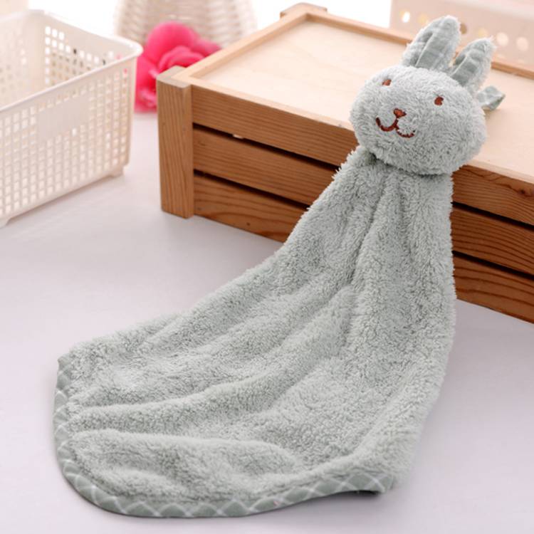 New Hot Selling Wholesale Super Soft Coral fleece Cartoon Small Hand Towel