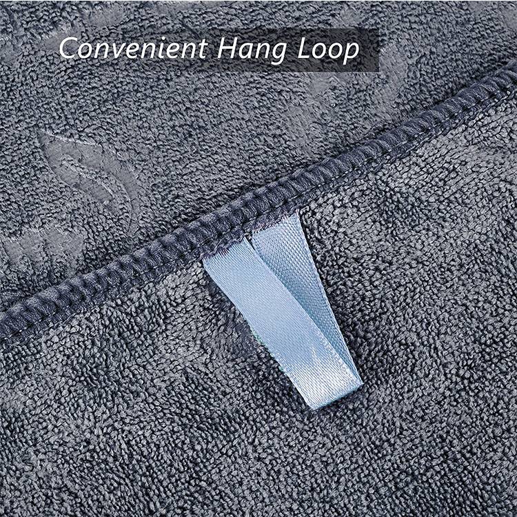 Wholesale Embroidery Logo micro fiber detailing wash drying towels for cars