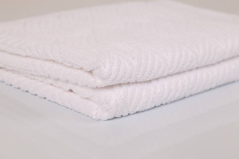 Microfiber jacquard ihram haji towel  to Saudi Arabia