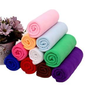 Super soft strong water absorbent microfiber towel cleaning cloth wholesale