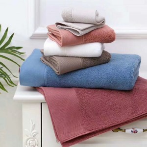 Top Suppliers Cotton Bath Face Towel and Floor Towel for Toilet Room