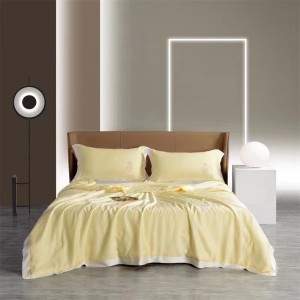 Polyester cool feel bed set