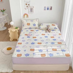 hot sales printed latex bed mat for summer