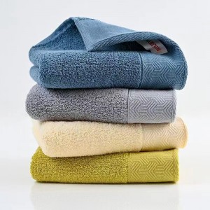 100% Cotton Plain towel with satin finish