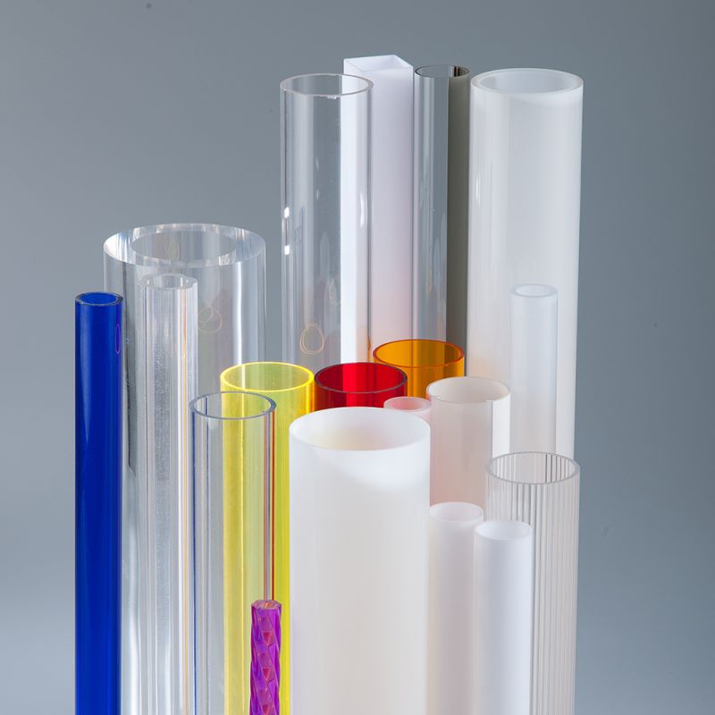 Mingshi extruded acrylic colored tubes