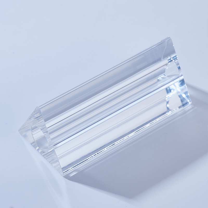 Special Design for White Acrylic Display Cubes - Mingshi extruded acrylic triangle tubes – Mingshi