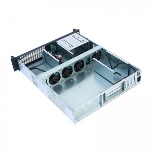 ກໍລະນີ PC rackmount 2U 19 ນິ້ວທີ່ມີ HDD ຍາວ 6 * 3.5 ນິ້ວ