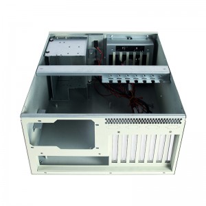 I-Wall-mounted 4u case pc yokuhlolwa okubonakalayo kunye ne-optical drive bay