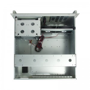 Fingerprint-resistant gray-white 14-graphics card slot industrial pc cases