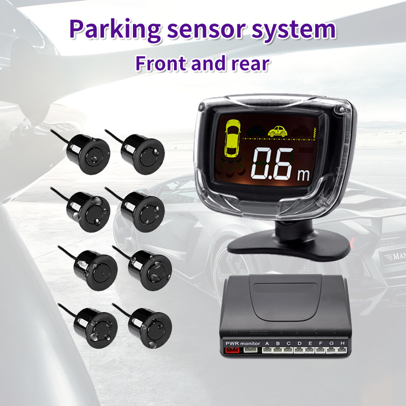 [Copy] car lcd parking sensor with CE/FCC reversing sensor for car parking good quality best factory price MP-312LCD-8